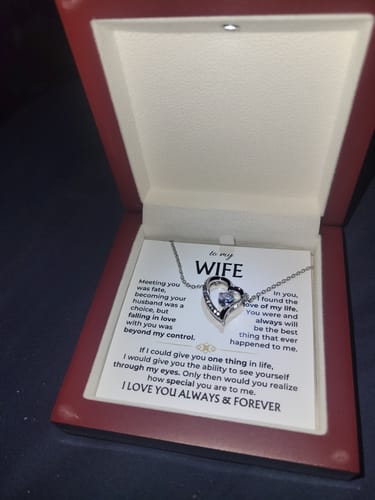 Customer photo review of To My Wife - I Love You Always & Forever - Gift Set - SS568