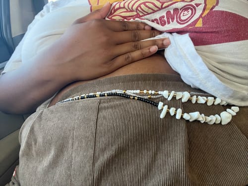 Customer photo review of Element Protect Clasp Waist Beads