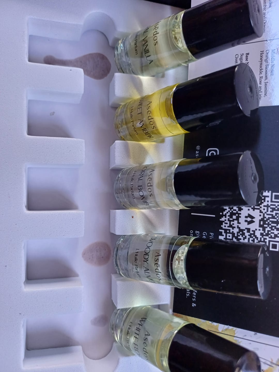 Customer photo review of Asēdos Perfume Oil Collection - Sweet