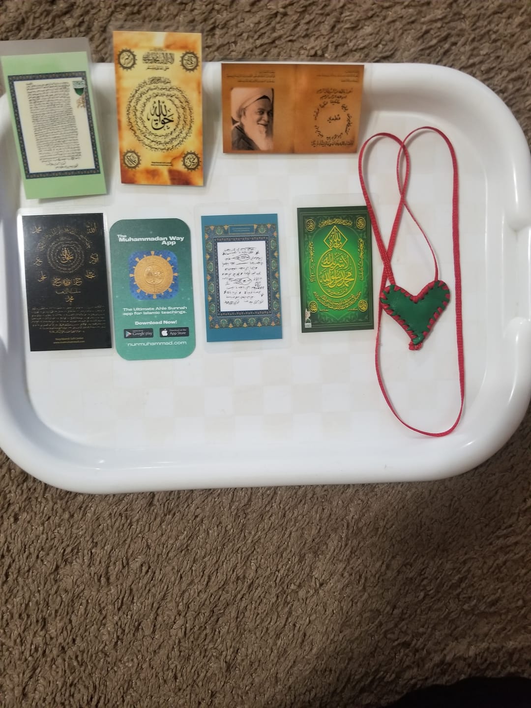Customer photo review of Laminated Taweezes Pocket Wallet Small (1.5" x 2")