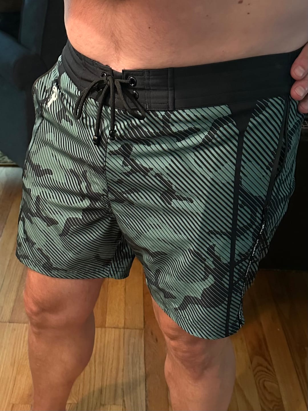 Customer photo review of Striped Green Camo - 5"