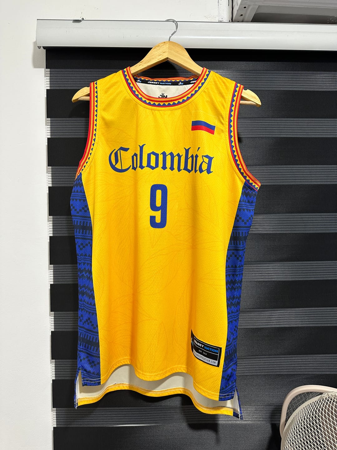 Customer photo review of Colombia Custom Basketball Jersey