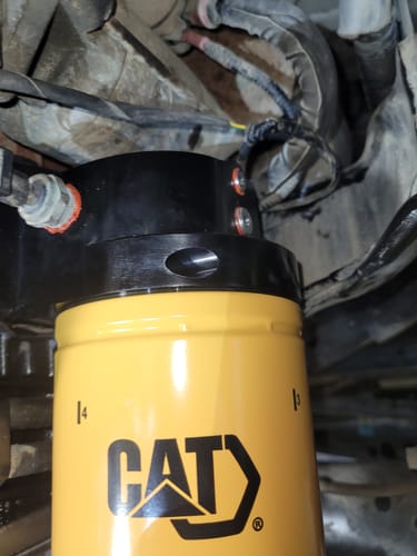 Customer photo review of SPE Motorsport 2011+ 6.7L Powerstroke Oil Filter Housing