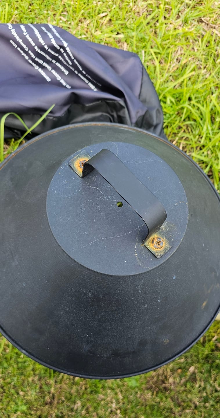 Customer photo review of Portable Outdoor Gas Fire Pit