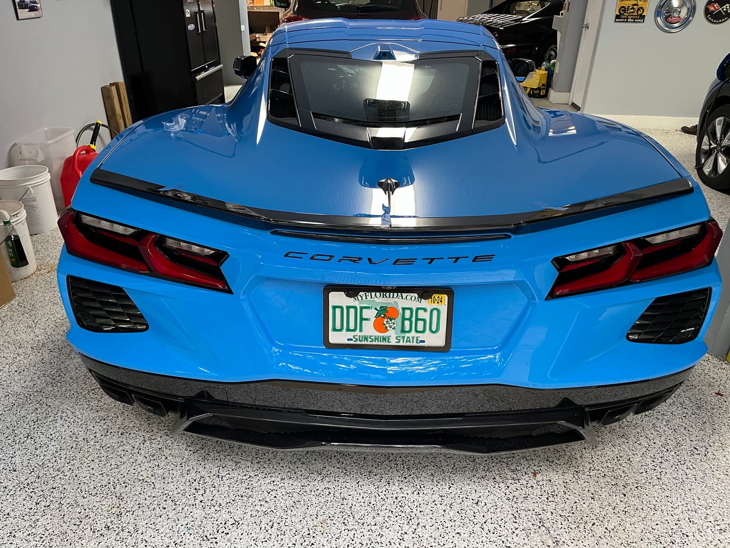 Customer photo review of Chevrolet Corvette C8 Low Profile Rear Lid Wing Spoiler