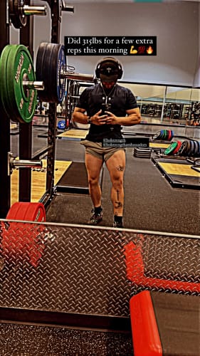 Customer photo review of HolStrength 10MM Lever Suede Belt