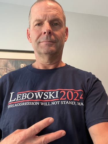 Customer photo review of Lebowski 2024 Cotton Tee