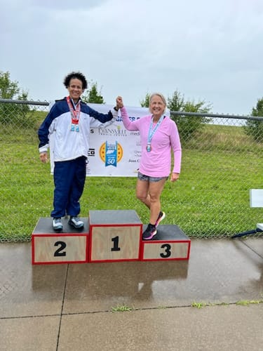 Customer photo review of SKINS SERIES-1 WOMEN'S LONG SLEEVE BRIGHT BLUE