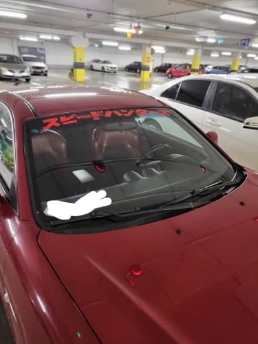 Customer photo review of Japanese Speed Syndicate Car Stickers