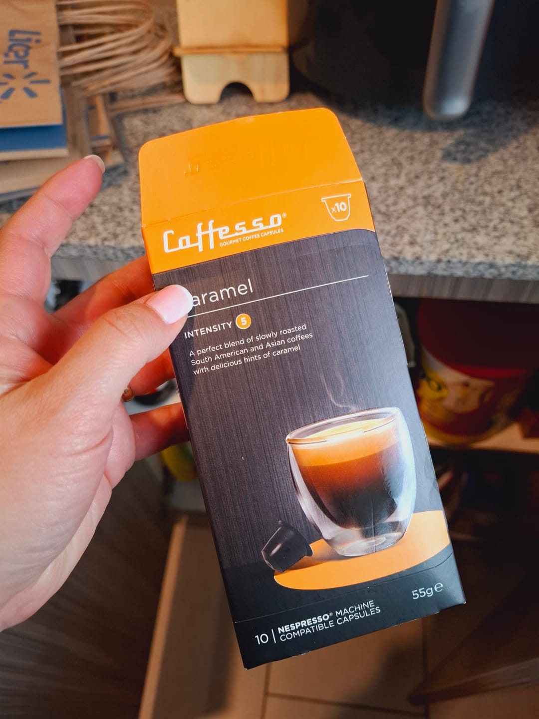 Customer photo review of Cápsula de café - Caramel