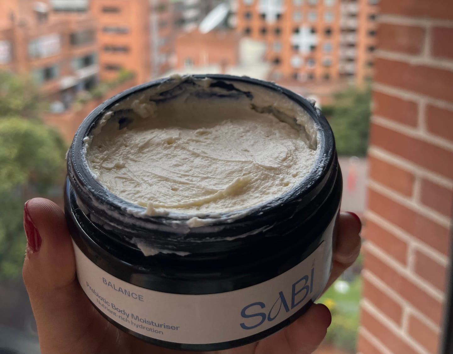 Customer photo review of Prebiotic Body & Face Cream