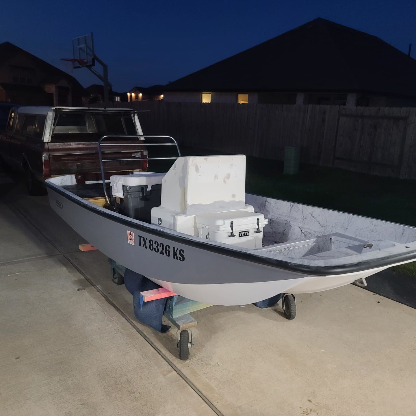 Customer photo review of Boston Whaler 3 Piece OEM Rub Rail **All Black** - Fits Classic 9' - 17'