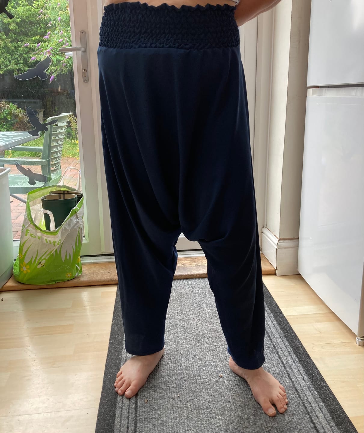 Customer photo review of Plain Bubble Crepe Fabric