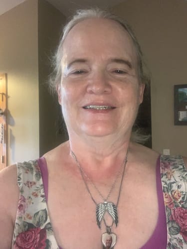 Customer photo review of Until We Meet Again Necklace