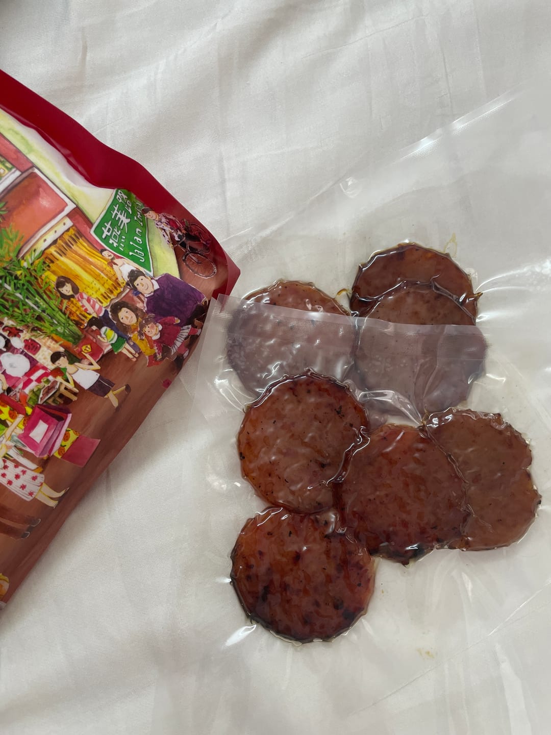 Customer photo review of BBQ Dollar Meat (Coin) Pork Dried Meat Bakkwa