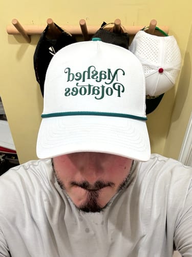 Customer photo review of Mashed Potatoes Hat