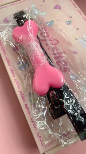 Customer photo review of Puppy bone gag S144