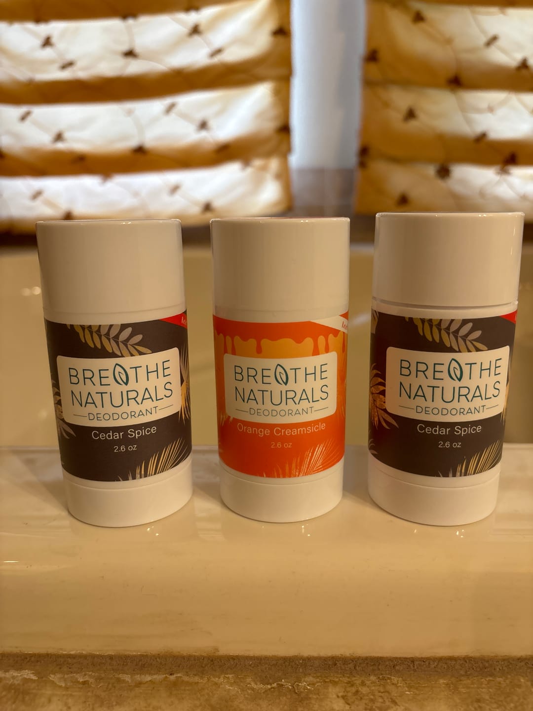 Customer photo review of Cedar Spice Deodorant