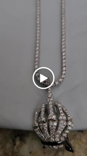 Customer video review of Moissanite Tennis Chain 14K Gold (ALL SIZES)