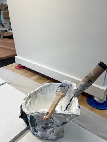 Customer photo review of Pro Series Oval Angle Cutter Paint Brushes from Oldfields (Various sizes)