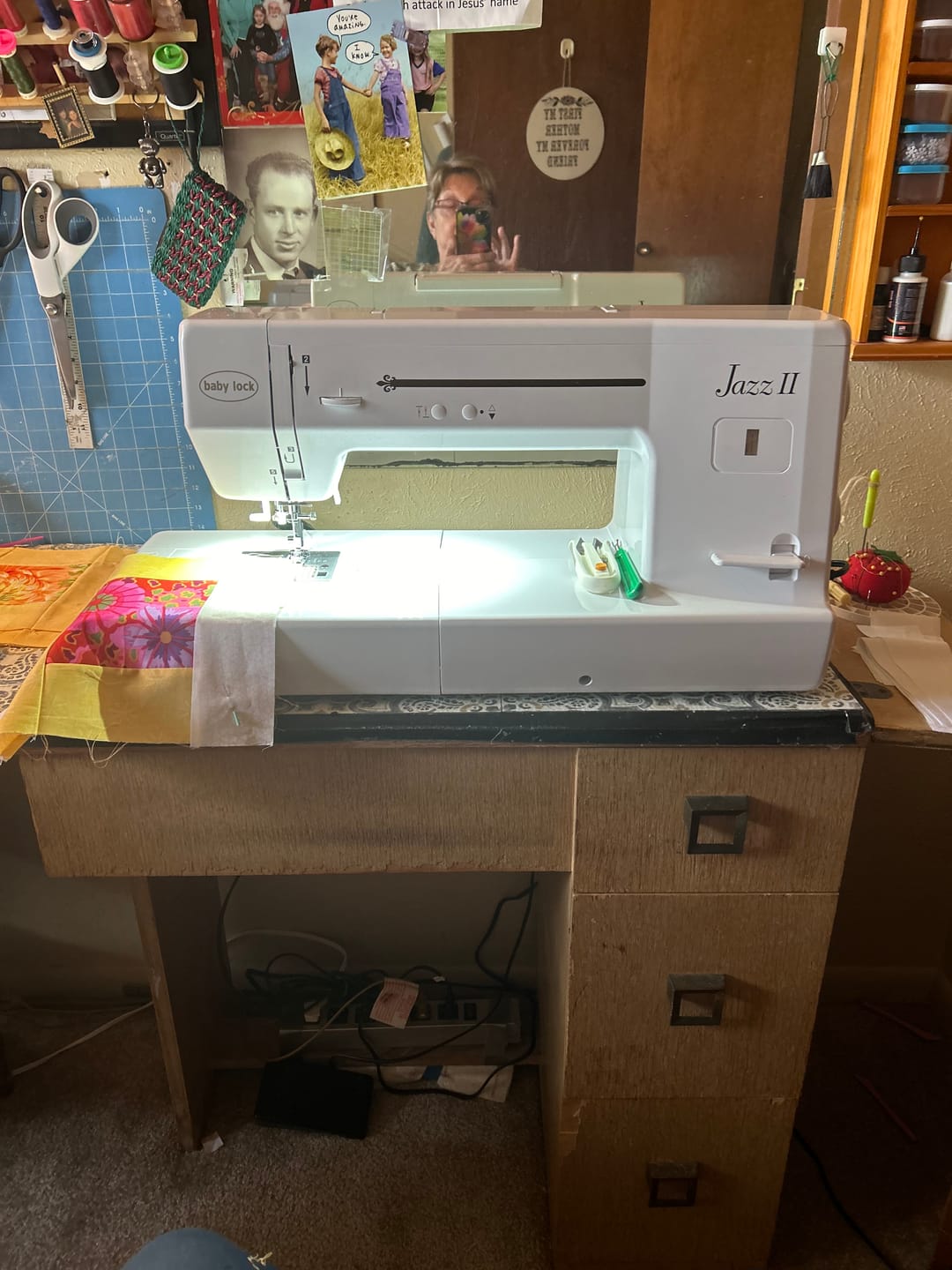 Customer photo review of Baby Lock Jazz 2 Sewing & Quilting Machine