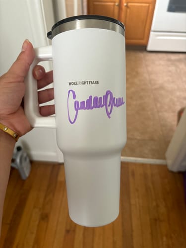 Customer photo review of AUTOGRAPHED STANDACE CUP