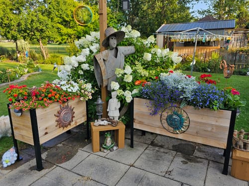 Customer photo review of 18" x 48" Raised Garden Bed