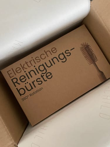 Customer photo review of Elektrische Fläschchenbürste