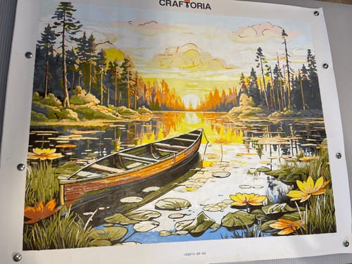 Customer photo review of Rowboat Reflections