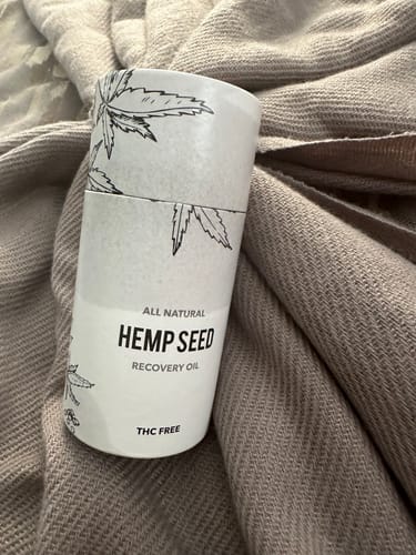 Customer photo review of Hemp Seed Recovery Oil