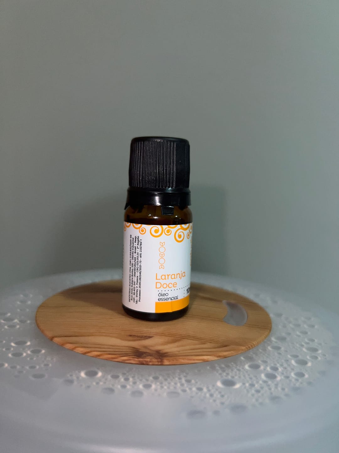 Customer photo review of Óleo Essencial Natural de Laranja Doce