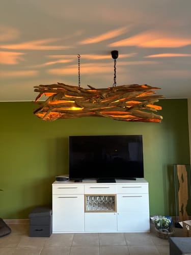 Customer photo review of BLUMA Wurzel Deckenlampe 100-120cm