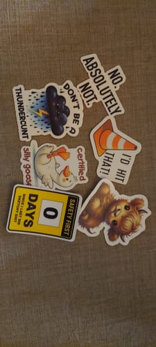 Customer photo review of STICKER CLUB | Monthly Subscription