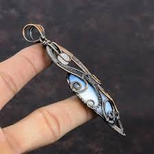 Customer photo review of Love Energy Clear Quartz Pendants