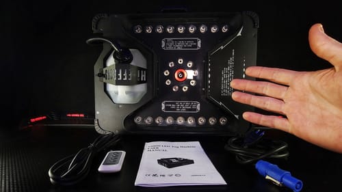 Customer photo review of MOKA SFX H-F01 1500w Hi-Super Jet Led Fog Machine Instant Stop Dmx/Remote Control