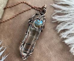 Customer photo review of Love Energy Clear Quartz Pendants