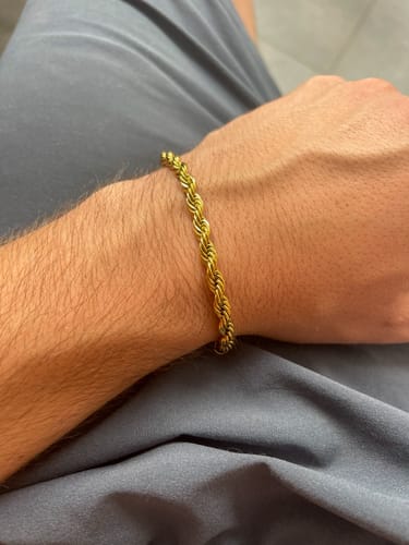 Customer photo review of ROPE BRACELET 5MM