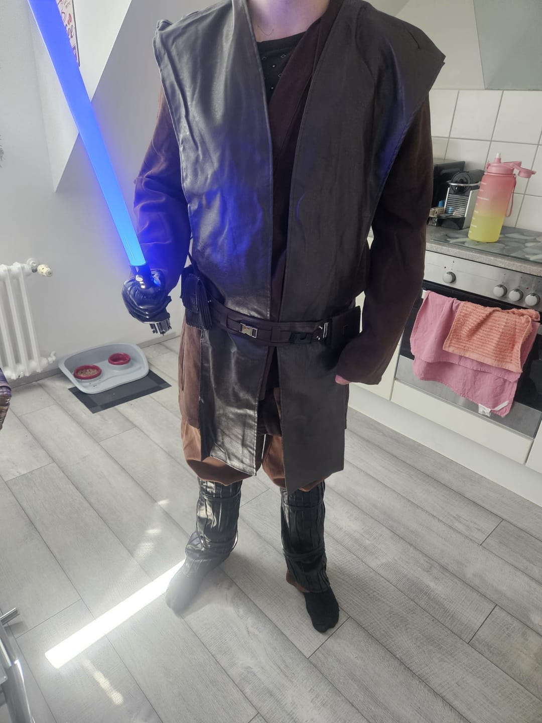 Customer photo review of Anakin Skywalker Cosplay Kostüme Outfits Halloween Karneval Outfits