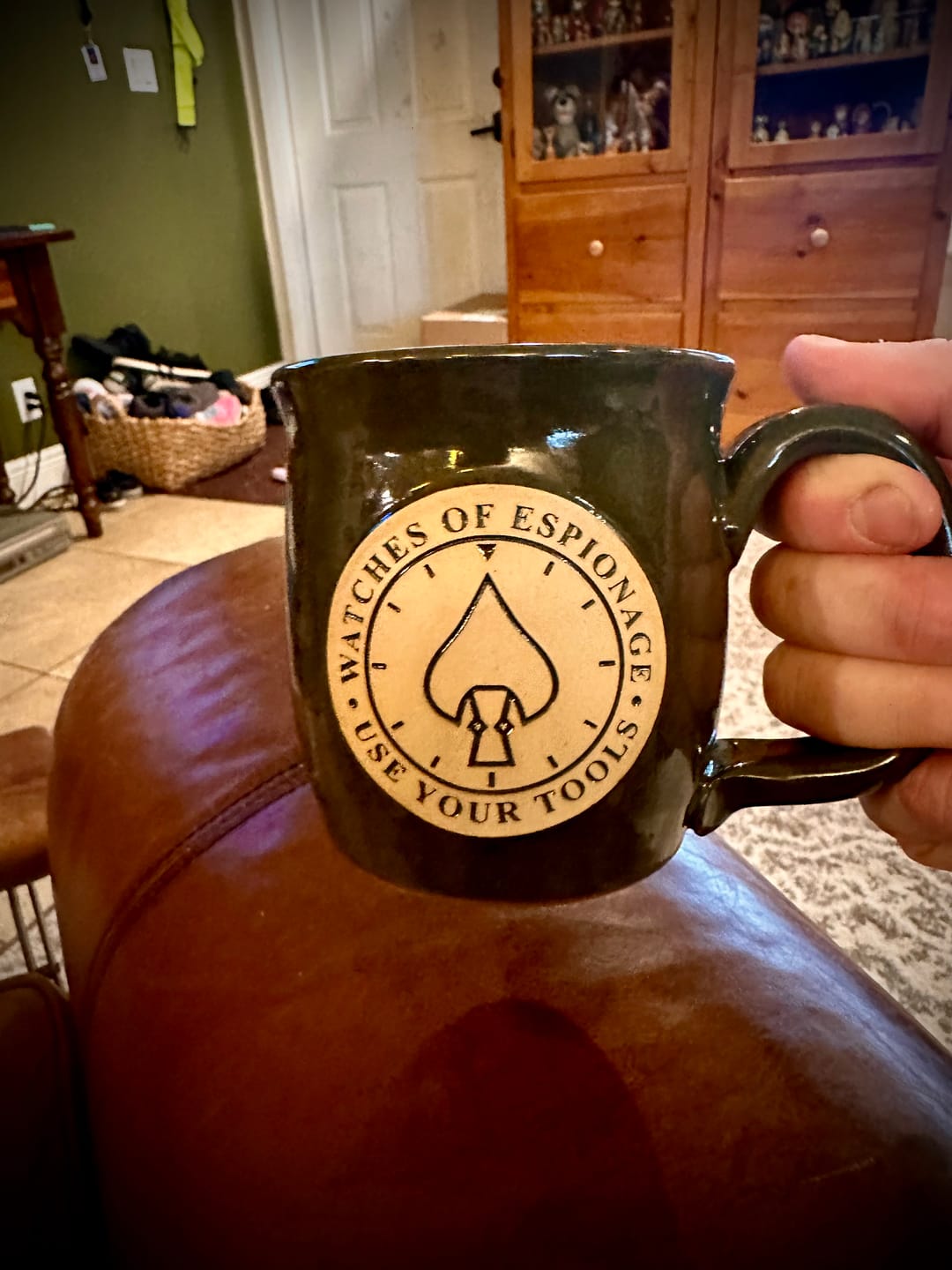 Customer photo review of W.O.E. Use Your Tools Coffee Mug