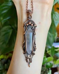 Customer photo review of Love Energy Clear Quartz Pendants