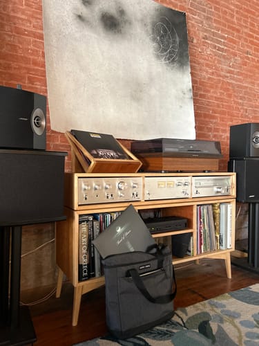 Customer photo review of The Ultimate Vinyl Record Carry Bag