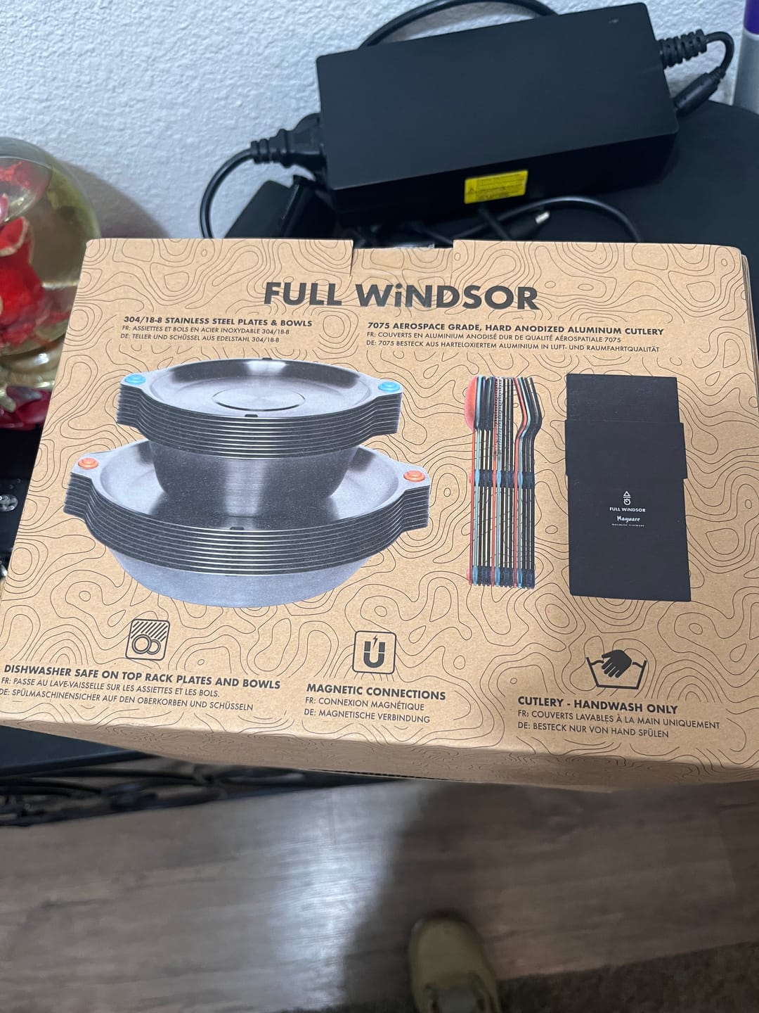 Customer photo review of Magware - Magnetic Bowls /Plates /Cutlery Family Set (35 PCS)