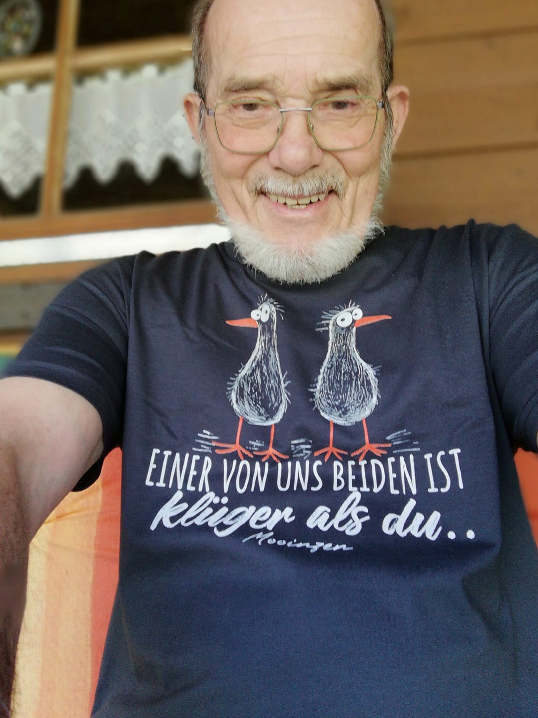 Customer photo review of Früher war alles besser! · Herren Premium Bio T-Shirt