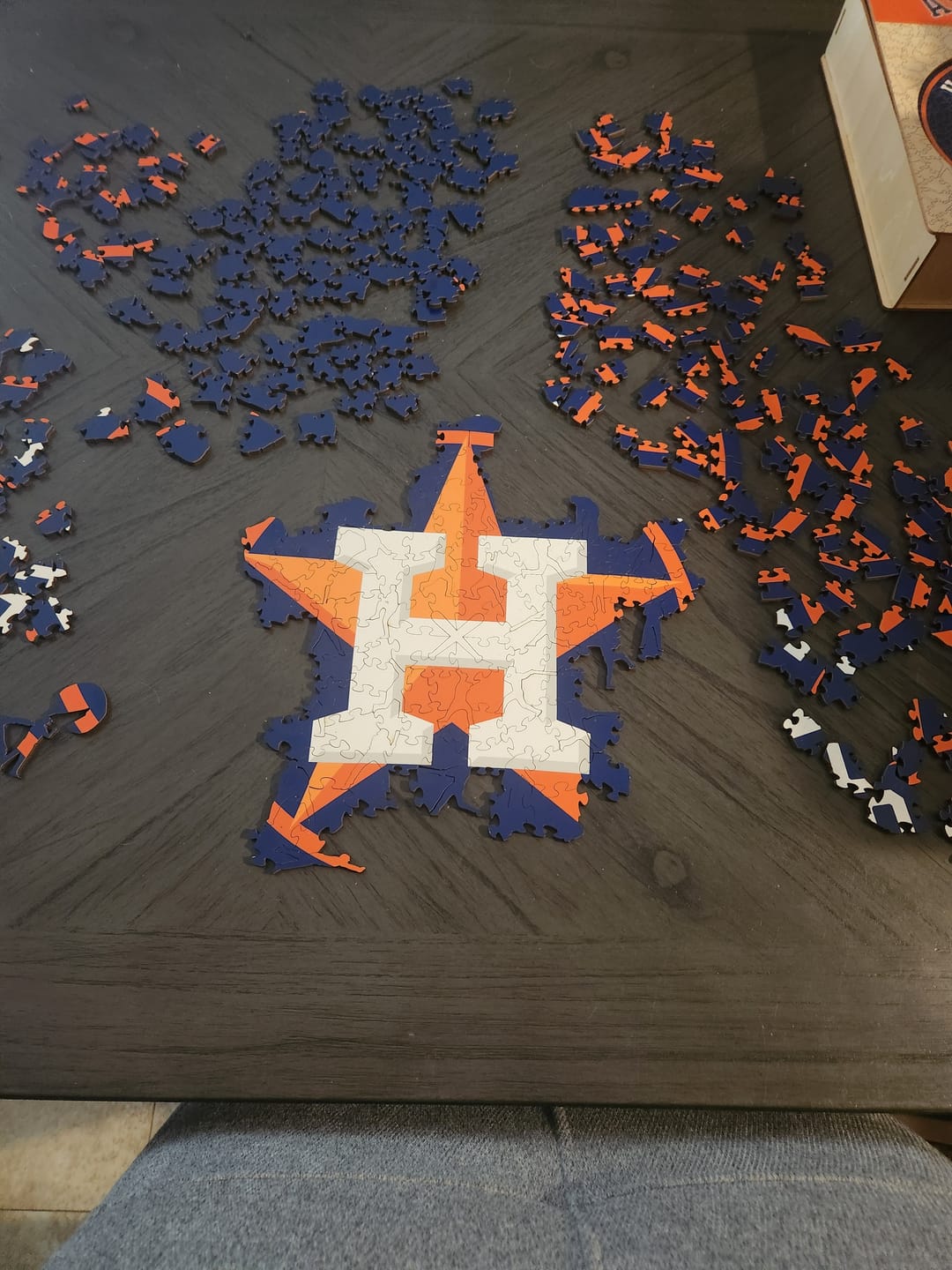 Customer photo review of Houston Astros™ - Wooden Puzzle