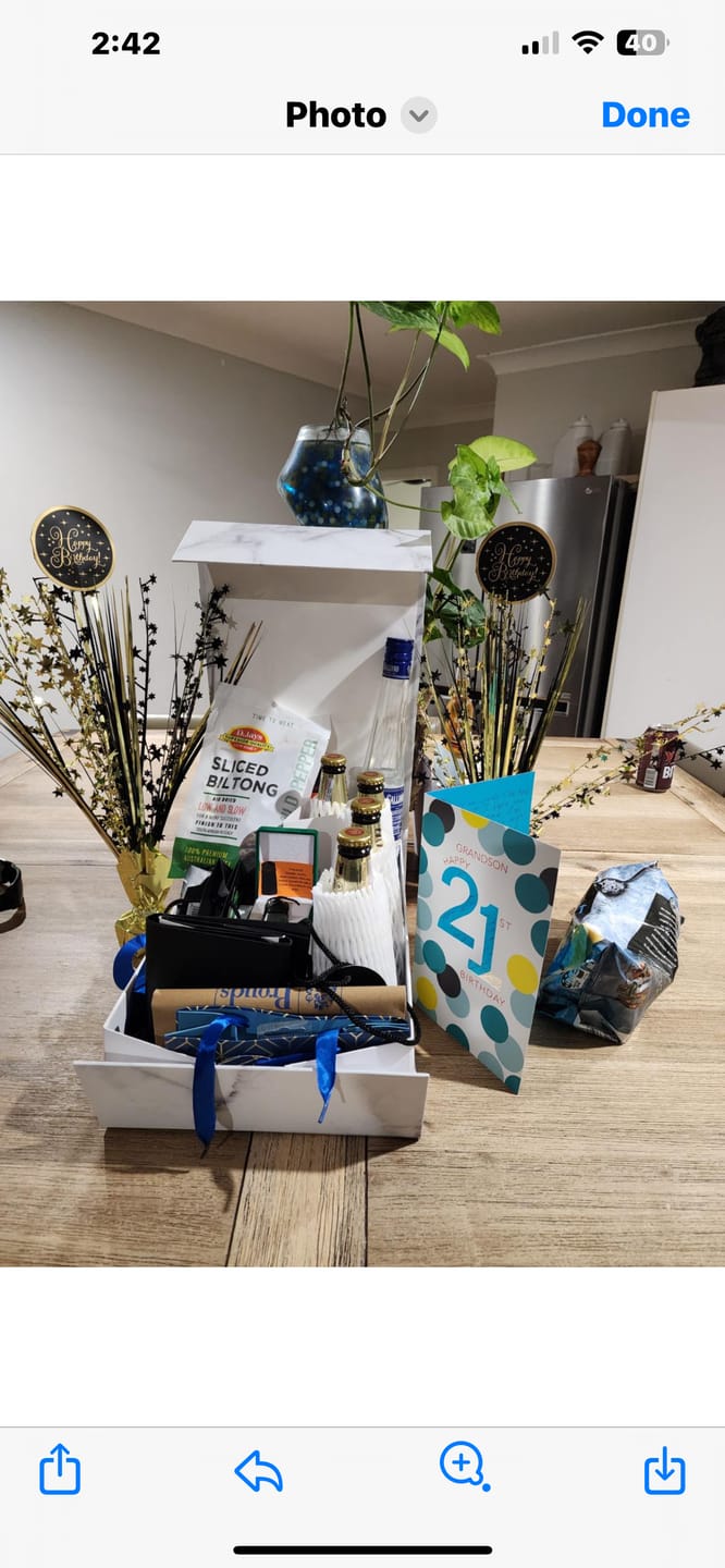 Customer photo review of Beer Choice Hamper