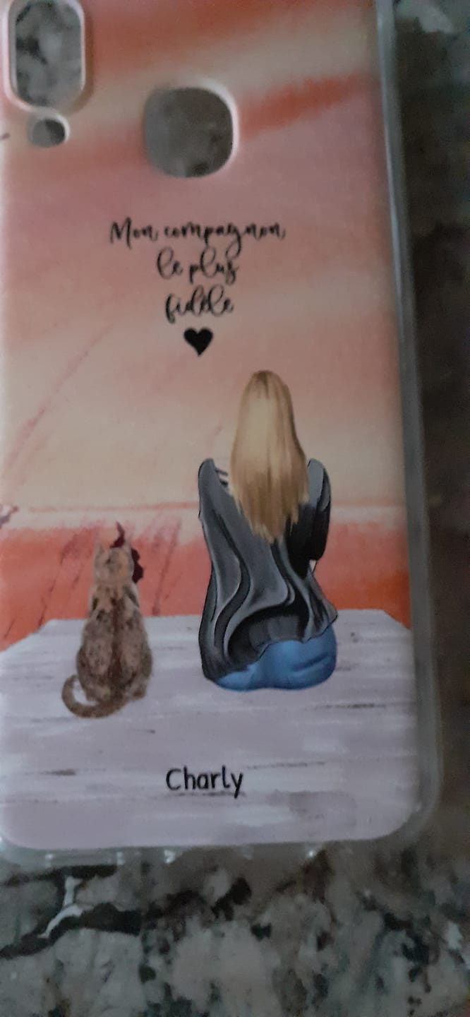 Customer photo review of Meilleurs amis - Coque de téléphone personnalisée