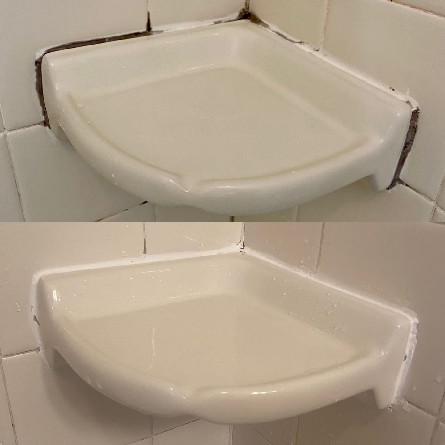 Customer photo review of GLASSGUARD™ Miracle Mold Removal Gel