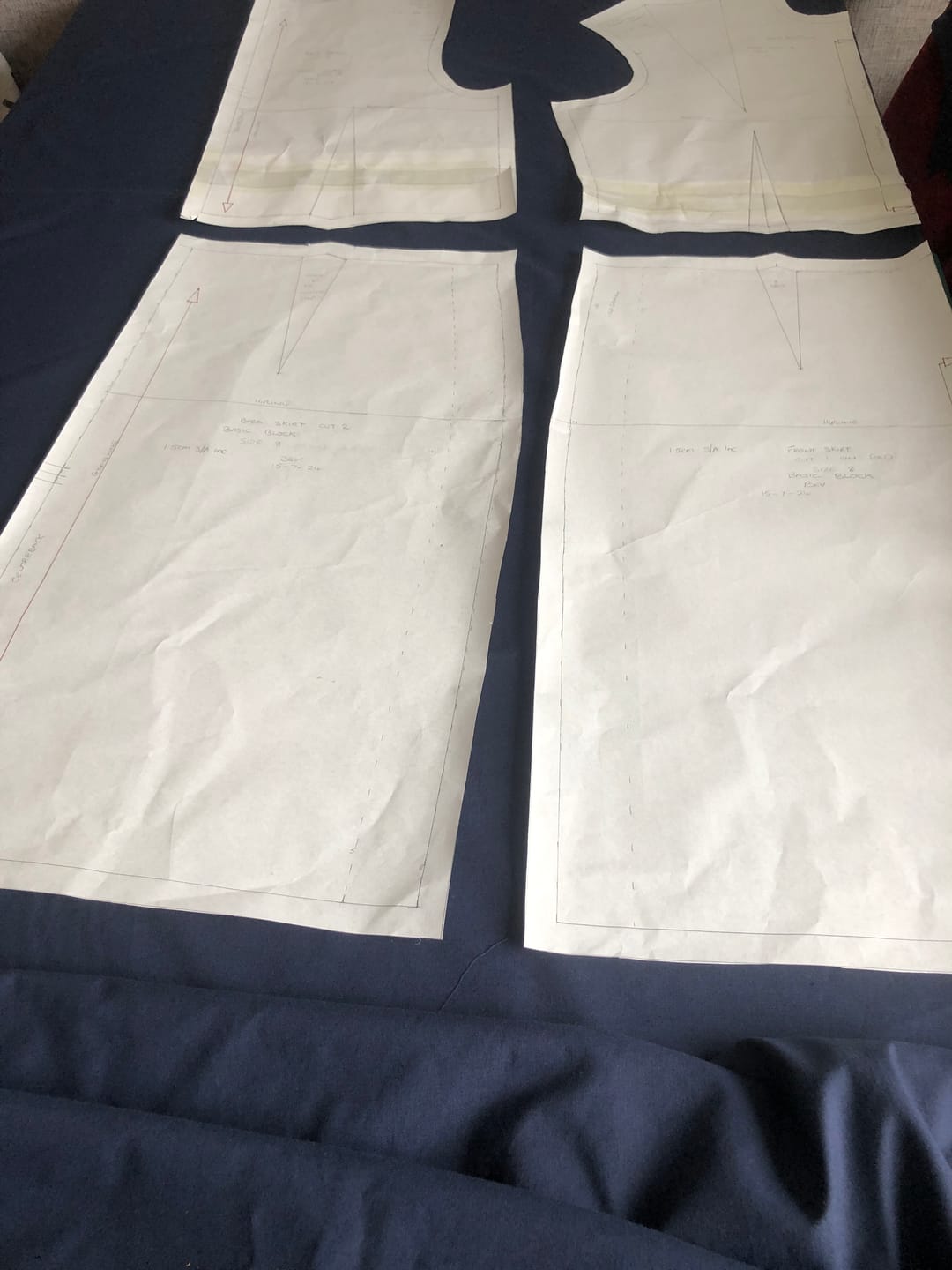 Customer photo review of 94” Polycotton Sheeting Fabric