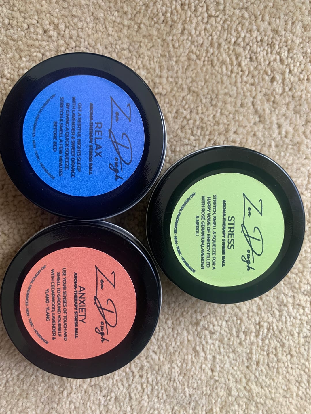 Customer photo review of 90 ml Tin Container with Lid (75 grams) - Black