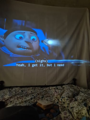 Customer photo review of MovieHub™ Ultra HD Gaming Bundle
